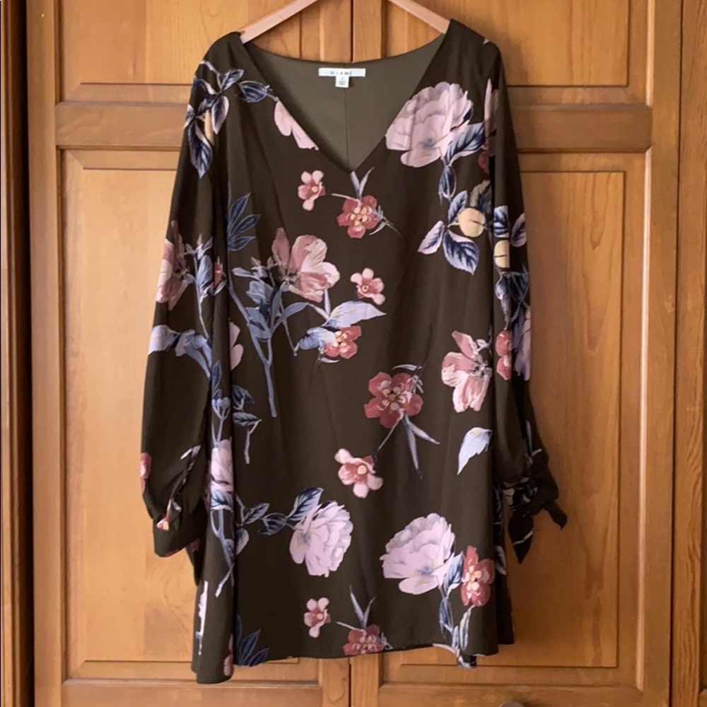 Floral Long Sleeve Dress